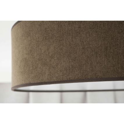 Duolla - LED loftlampe CORTINA LED/26W/230V diameter 45 cm 4000K brun