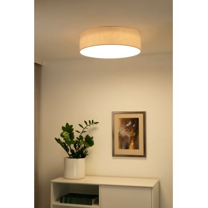 Duolla - LED loftlampe CORTINA LED/26W/230V diameter 45 cm 4000K cremefarvet
