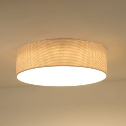Duolla - LED loftlampe CORTINA LED/26W/230V diameter 45 cm 4000K cremefarvet