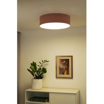 Duolla - LED loftlampe CORTINA LED/26W/230V diameter 45 cm 4000K lyserød