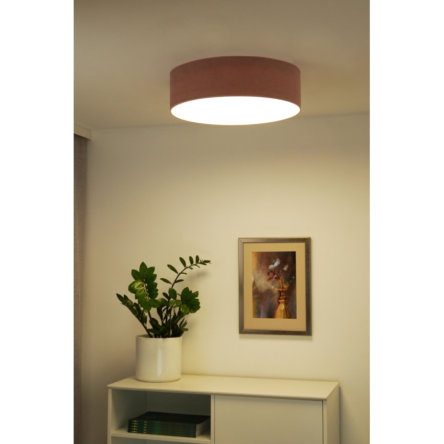 Duolla - LED loftlampe CORTINA LED/26W/230V diameter 45 cm 4000K lyserød