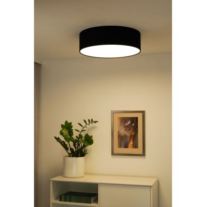 Duolla - LED loftlampe CORTINA LED/26W/230V diameter 45 cm 4000K sort
