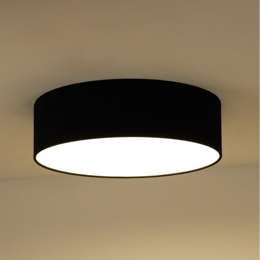 Duolla - LED loftlampe CORTINA LED/26W/230V diameter 45 cm 4000K sort