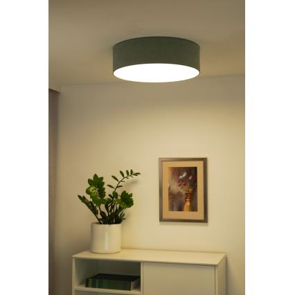 Duolla - LED loftlampe CORTINA LED/26W/230V diameter 45 cm 4000K turkis