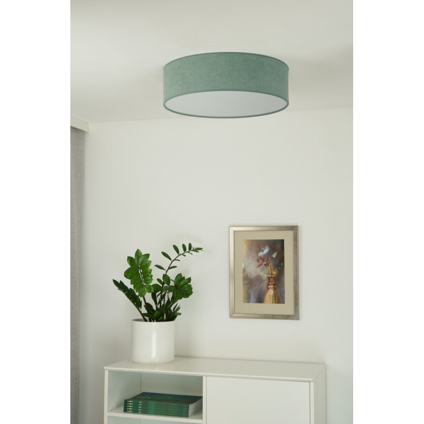 Duolla - LED loftlampe CORTINA LED/26W/230V diameter 45 cm 4000K turkis