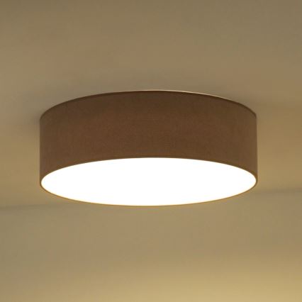 Duolla - LED Loftlampe CORTINA LED/26W/230V Ø 30 cm 4000K brun