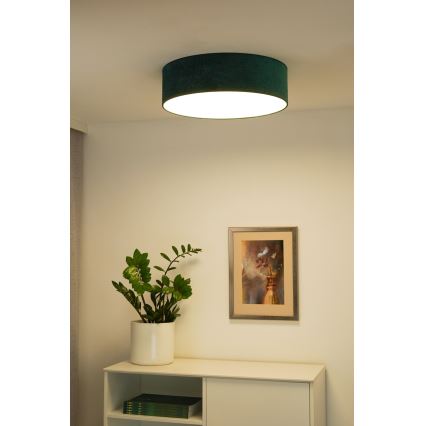 Duolla - LED Loftlampe CORTINA LED/26W/230V Ø 30 cm 4000K grøn