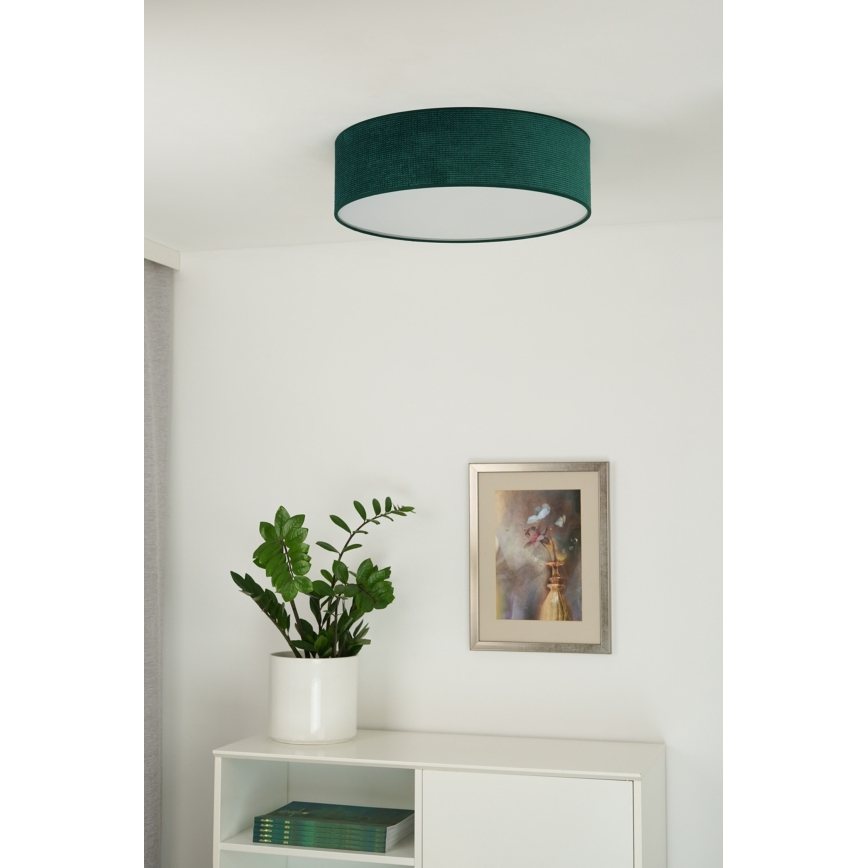 Duolla - LED Loftlampe CORTINA LED/26W/230V Ø 30 cm 4000K grøn