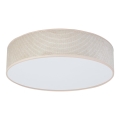 Duolla - LED Loftlampe CORTINA LED/26W/230V Ø 30 cm 4000K beige