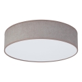 Duolla - LED Loftlampe CORTINA LED/26W/230V Ø 30 cm 4000K brun