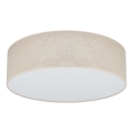 Duolla - LED Loftlampe CORTINA LED/26W/230V Ø 45 cm 4000K beige