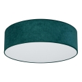 Duolla - LED Loftlampe CORTINA LED/26W/230V Ø 45 cm 4000K grøn