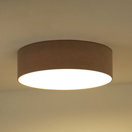 Duolla - LED Loftlampe CORTINA LED/26W/230V Ø 45 cm 4000K brun