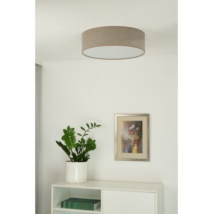 Duolla - LED Loftlampe CORTINA LED/26W/230V Ø 45 cm 4000K brun