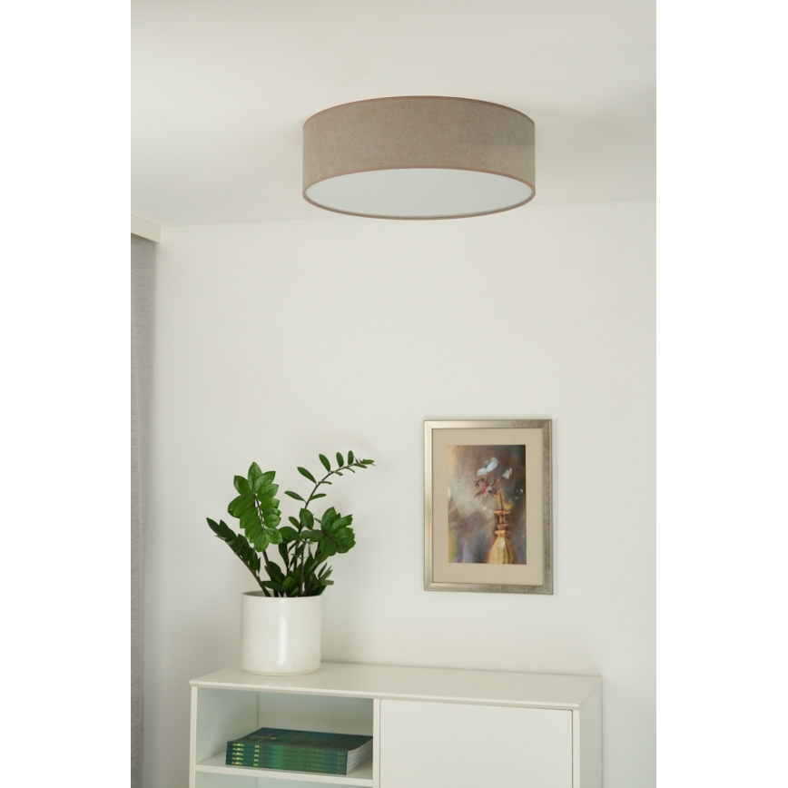 Duolla - LED Loftlampe CORTINA LED/26W/230V Ø 45 cm 4000K brun