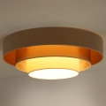 Duolla - LED loftlampe LUNETA LED/26W/230V diameter 60 cm 4000K beige/guldfarvet/cremefarvet