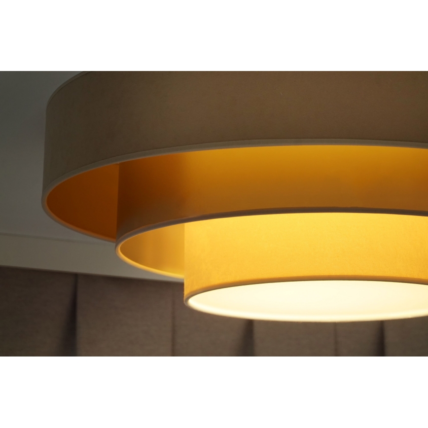 Duolla - LED loftlampe LUNETA LED/26W/230V diameter 60 cm 4000K beige/guldfarvet/cremefarvet
