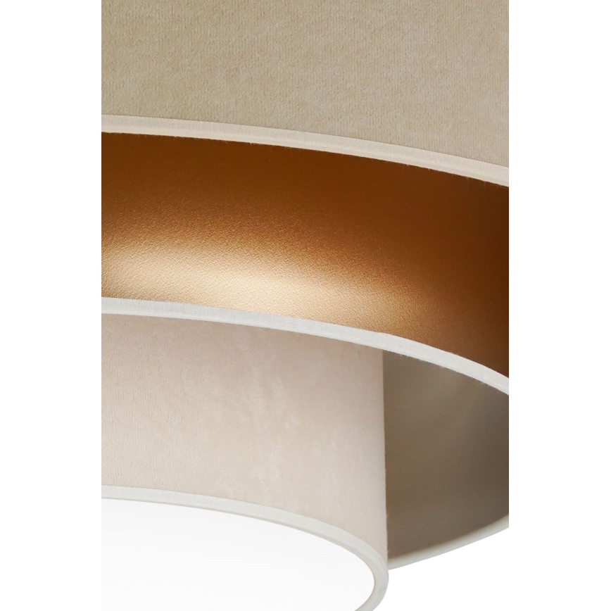 Duolla - LED loftlampe LUNETA LED/26W/230V diameter 60 cm 4000K beige/guldfarvet/cremefarvet