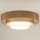 Duolla - LED loftlampe LUNETA LED/26W/230V diameter 60 cm 4000K brun/guldfarvet/hvid