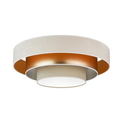 Duolla - LED loftlampe LUNETA LED/26W/230V diameter 60 cm 4000K cremefarvet/guldfarvet/beige
