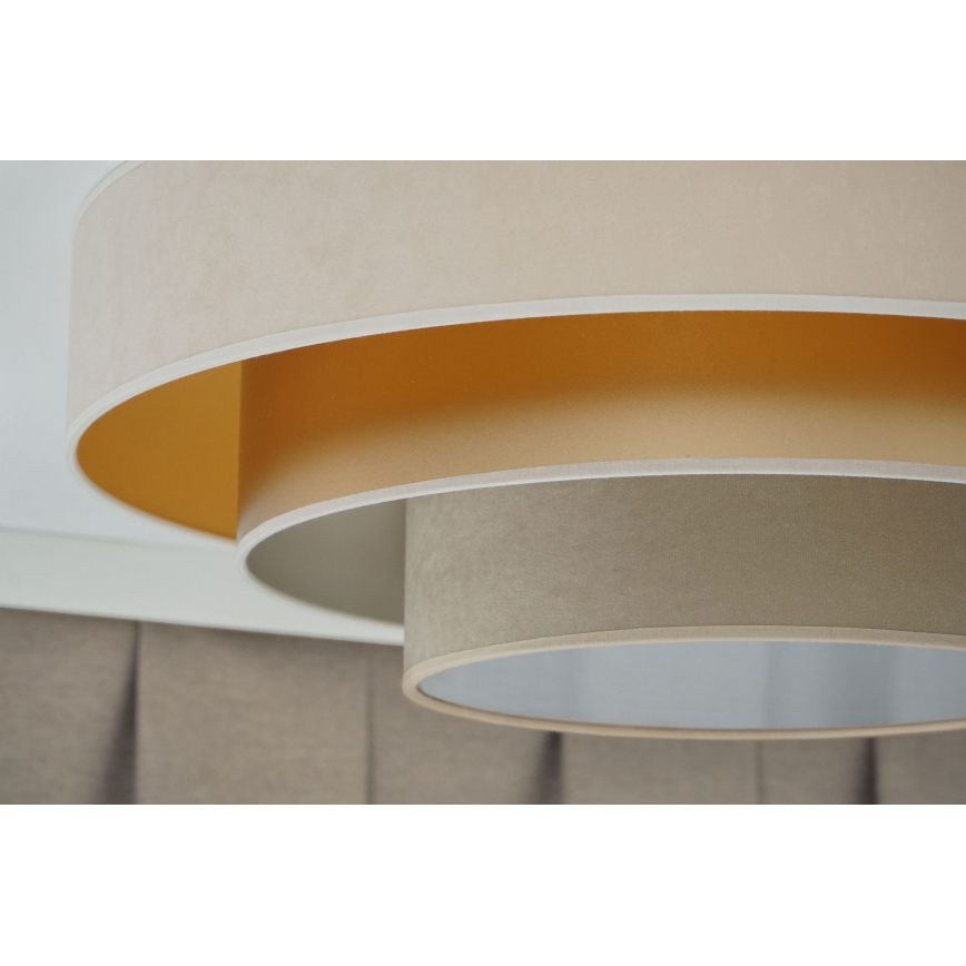 Duolla - LED loftlampe LUNETA LED/26W/230V diameter 60 cm 4000K cremefarvet/guldfarvet/beige