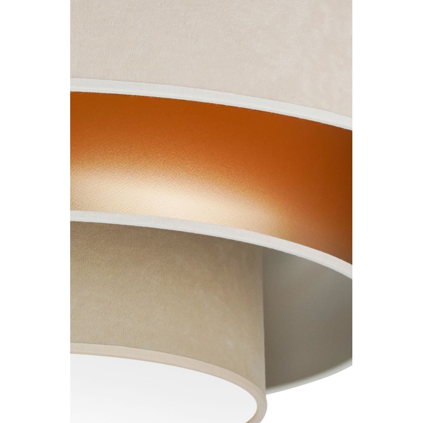 Duolla - LED loftlampe LUNETA LED/26W/230V diameter 60 cm 4000K cremefarvet/guldfarvet/beige