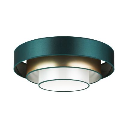Duolla - LED loftlampe LUNETA LED/26W/230V diameter 60 cm 4000K grøn/guldfarvet/hvid