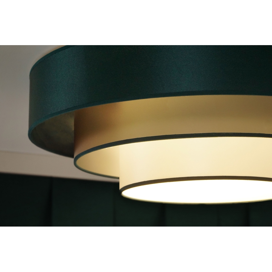 Duolla - LED loftlampe LUNETA LED/26W/230V diameter 60 cm 4000K grøn/guldfarvet/hvid