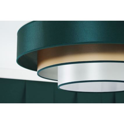 Duolla - LED loftlampe LUNETA LED/26W/230V diameter 60 cm 4000K grøn/guldfarvet/hvid