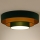 Duolla - LED loftlampe LUNETA LED/26W/230V diameter 60 cm 4000K grøn/guldfarvet