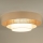 Duolla - LED loftlampe LUNETA LED/26W/230V diameter 60 cm 4000K Rattan/beige/brun