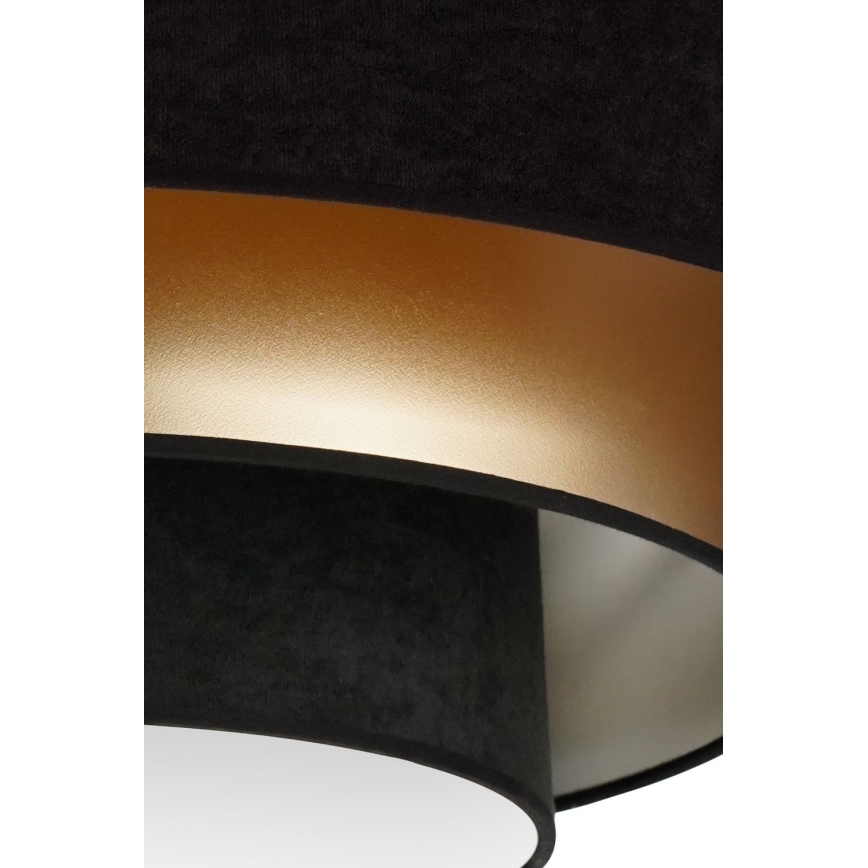 Duolla - LED loftlampe LUNETA LED/26W/230V diameter 60 cm 4000K sort/guldfarvet