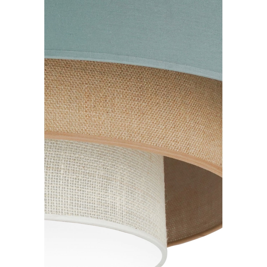 Duolla - LED loftlampe LUNETA LED/26W/230V diameter 60 cm 4000K turkis/beige/cremefarvet