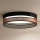 Duolla - LED loftlampe ROLLER DUO SHINY LED/24W/230V diameter 45 cm sort/kobber