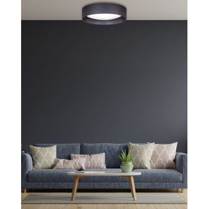 Duolla - LED loftlampe ROLLER LED/24W/230V diameter 45 cm antracit
