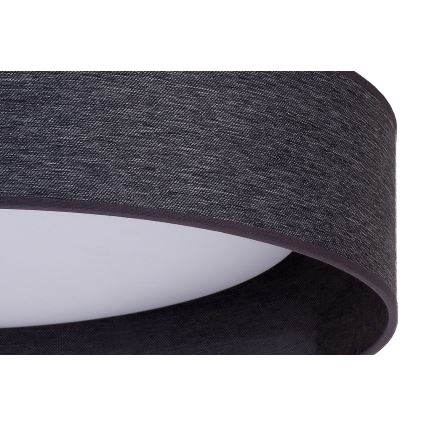 Duolla - LED loftlampe ROLLER LED/24W/230V diameter 45 cm antracit