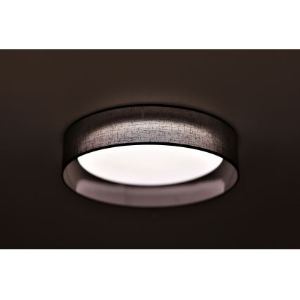 Duolla - LED loftlampe ROLLER LED/24W/230V diameter 45 cm antracit