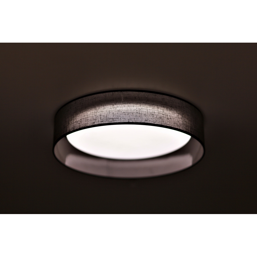 Duolla - LED loftlampe ROLLER LED/24W/230V diameter 45 cm antracit