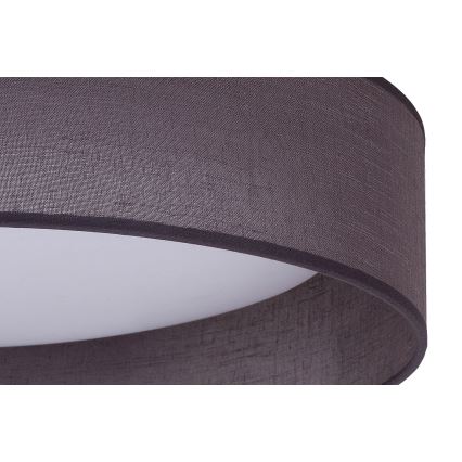 Duolla - LED loftlampe ROLLER LED/24W/230V diameter 45 cm antracit
