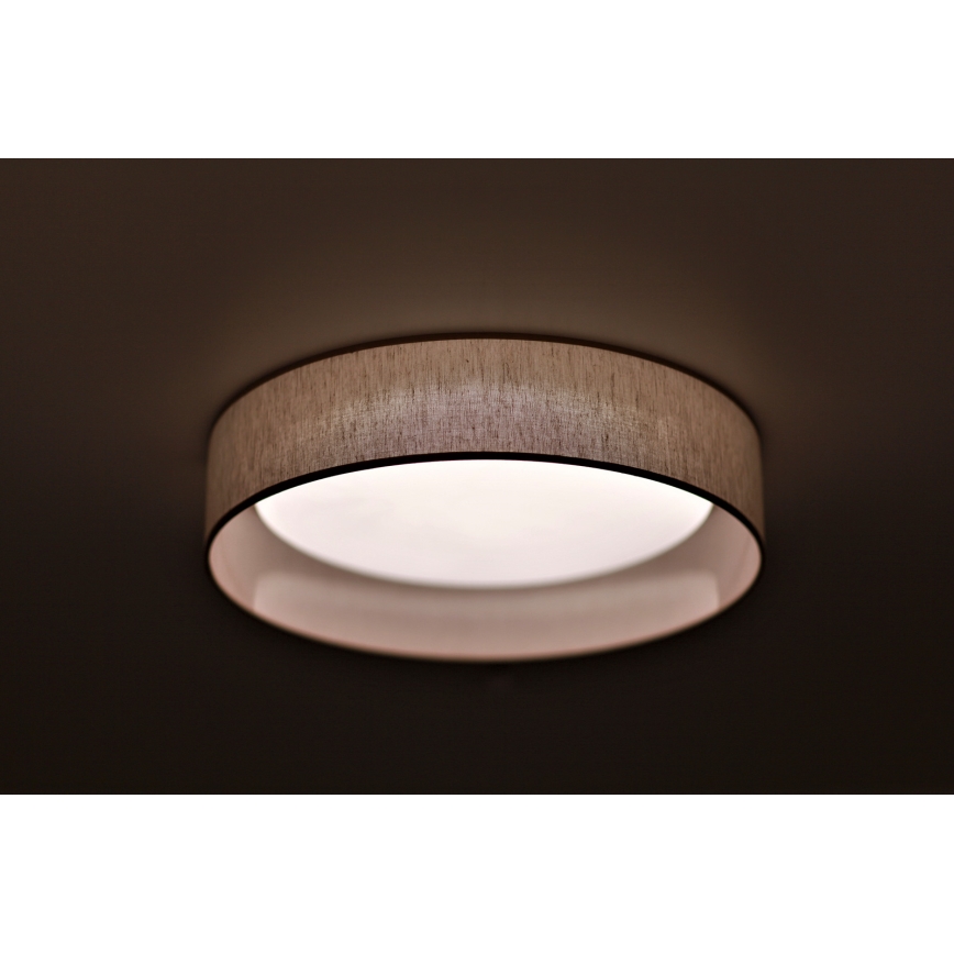 Duolla - LED loftlampe ROLLER LED/24W/230V diameter 45 cm beige
