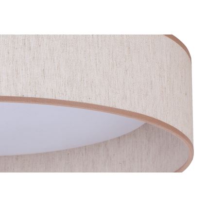 Duolla - LED loftlampe ROLLER LED/24W/230V diameter 45 cm beige