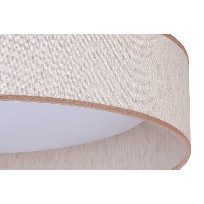 Duolla - LED loftlampe ROLLER LED/24W/230V diameter 45 cm beige