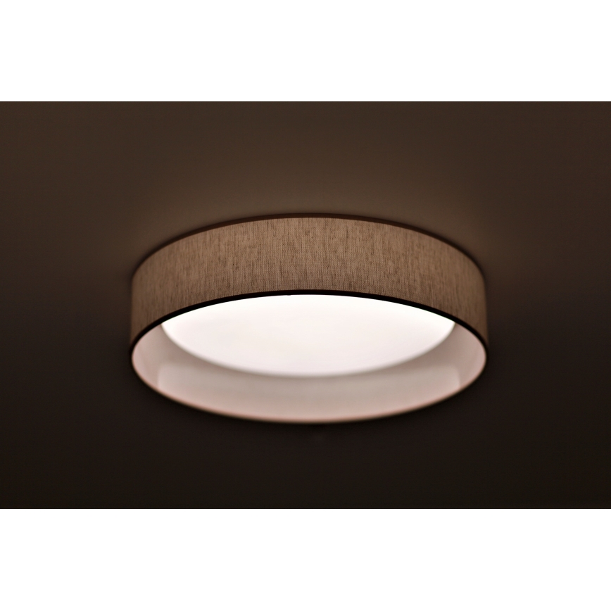 Duolla - LED loftlampe ROLLER LED/24W/230V diameter 45 cm beige