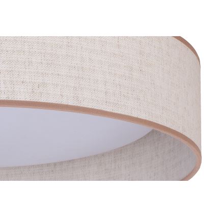 Duolla - LED loftlampe ROLLER LED/24W/230V diameter 45 cm beige