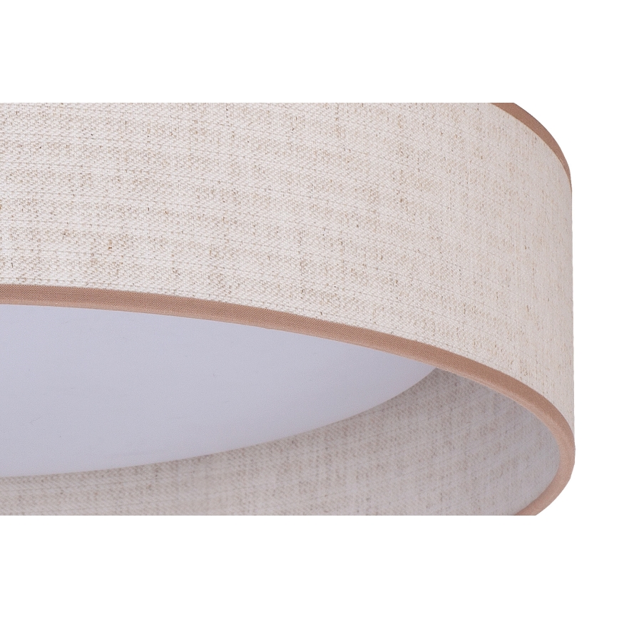 Duolla - LED loftlampe ROLLER LED/24W/230V diameter 45 cm beige