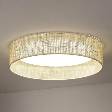 Duolla - LED loftlampe ROLLER LED/24W/230V diameter 45 cm beige