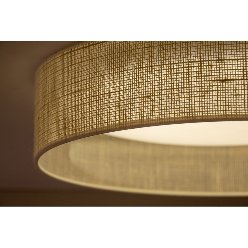 Duolla - LED loftlampe ROLLER LED/24W/230V diameter 45 cm beige