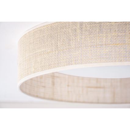 Duolla - LED loftlampe ROLLER LED/24W/230V diameter 45 cm beige