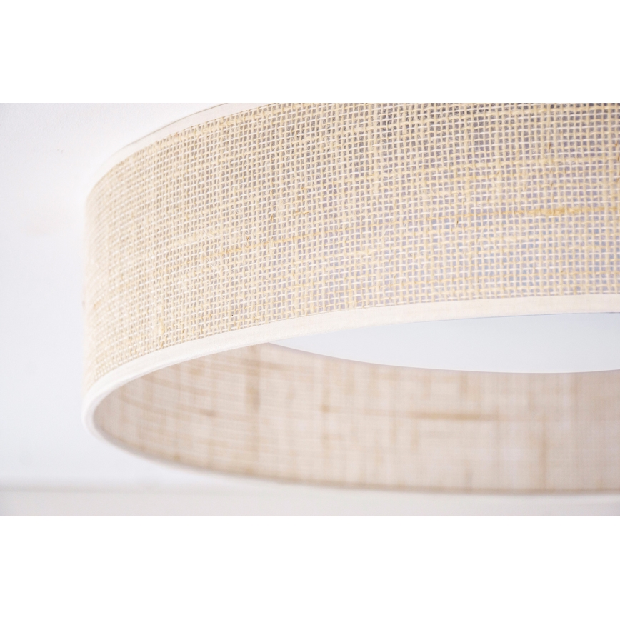 Duolla - LED loftlampe ROLLER LED/24W/230V diameter 45 cm beige