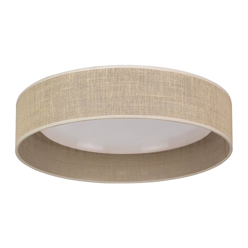 Duolla - LED loftlampe ROLLER LED/24W/230V diameter 45 cm beige